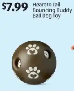 Aldi Heart to tail bouncing buddy ball dog toy offer