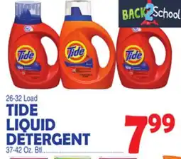 Bravo Supermarkets TIDE LIQUID DETERGENT offer