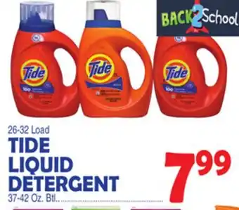 Bravo Supermarkets TIDE LIQUID DETERGENT offer