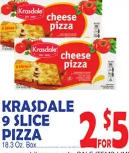 Bravo Supermarkets KRASDALE 9 SLICE PIZZA offer
