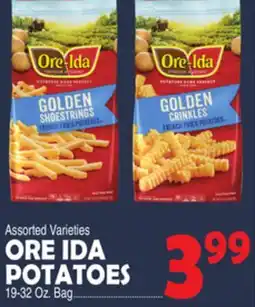 Bravo Supermarkets ORE IDA POTATOES offer