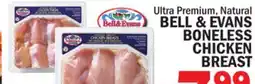Bravo Supermarkets BELL & EVANS BONELESS CHICKEN BREAST offer