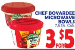 Bravo Supermarkets CHEF BOYARDEE MICROWAVE BOWLS offer