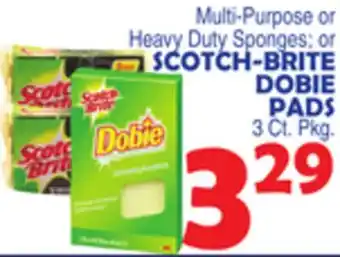 Bravo Supermarkets SCOTCH-BRITE DOBIE PADS offer