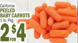 Bravo Supermarkets PEELED BABY CARROTS offer