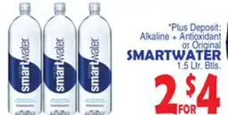 Bravo Supermarkets SMARTWATER offer