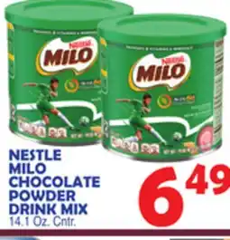 Bravo Supermarkets NESTLE MILO CHOCOLATE POWDER DRINK MIX offer