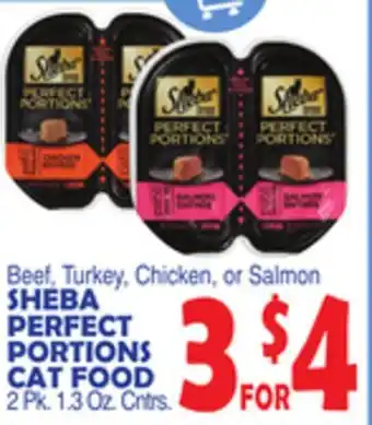 Bravo Supermarkets SHEBA PERFECT PORTIONS CAT FOOD offer