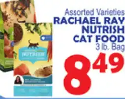 Bravo Supermarkets RACHAEL RAY NUTRISH CAT FOOD offer