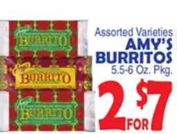 Bravo Supermarkets AMY'S BURRITOS offer
