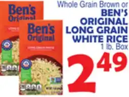 Bravo Supermarkets BEN'S ORIGINAL LONG GRAIN WHITE RICE offer