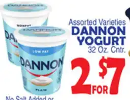 Bravo Supermarkets DANNON YOGURT offer