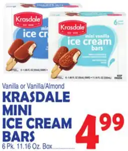 Bravo Supermarkets KRASDALE MINI ICE CREAM BARS offer