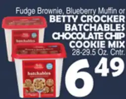 Bravo Supermarkets BETTY CROCKER BATCHABLES CHOCOLATE CHIP COOKIE MIX offer