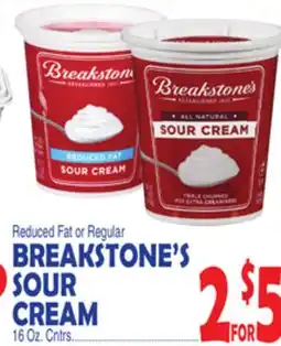 Bravo Supermarkets BREAKSTONE'S SOUR CREAM offer