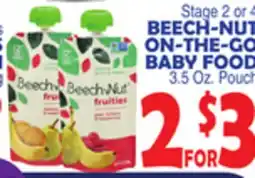 Bravo Supermarkets BEECH-NUT ON-THE-GO BABY FOOD offer