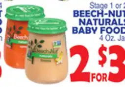 Bravo Supermarkets BEECH-NUT NATURALS BABY FOOD offer