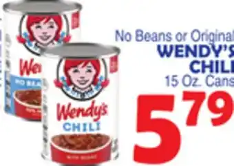 Bravo Supermarkets WENDY'S CHILI offer