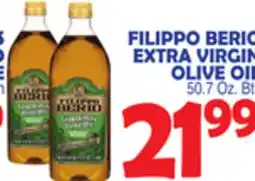Bravo Supermarkets FILIPPO BERIO EXTRA VIRGIN OLIVE OIL offer