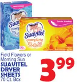 Bravo Supermarkets SUAVITEL DRYER SHEETS offer
