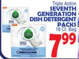 Bravo Supermarkets SEVENTH GENERATION DISH DETERGENT PACKS offer