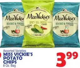 Bravo Supermarkets MISS VICKIE'S POTATO CHIPS offer