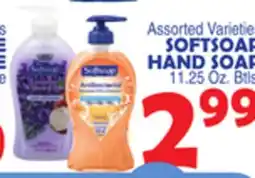Bravo Supermarkets SOFTSOAP HAND SOAP offer
