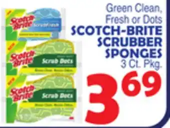Bravo Supermarkets SCOTCH-BRITE SCRUBBER SPONGES offer