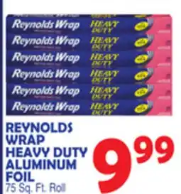 Bravo Supermarkets REYNOLDS WRAP HEAVY DUTY ALUMINUM FOIL offer