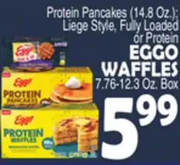 Bravo Supermarkets EGGO WAFFLES 7.76-12.3 Oz. Box offer