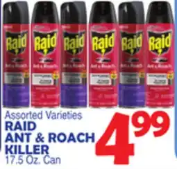 Bravo Supermarkets RAID ANT & ROACH KILLER offer