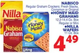 Bravo Supermarkets NABISCO | HONEY MAID | NILLA offer