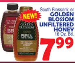 Bravo Supermarkets GOLDEN BLOSSOM UNFILTERED HONEY offer