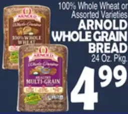 Bravo Supermarkets ARNOLD WHOLE GRAIN BREAD offer