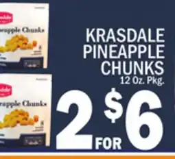 C Town KRASDALE PINEAPPLE CHUNKS offer