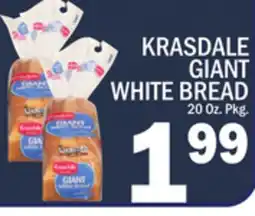 C Town KRASDALE GIANT WHITE BREAD offer