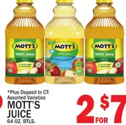 C Town MOTT'S JUICE offer