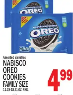 C Town NABISCO OREO COOKIES FAMILY SIZE offer