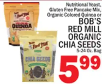 C Town BOB'S RED MILL ORGANIC CHIA SEEDS offer