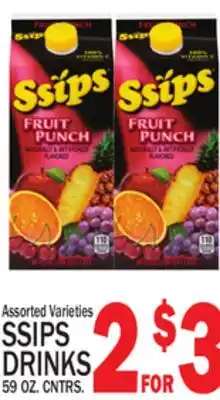 C Town SSIPS DRINKS offer