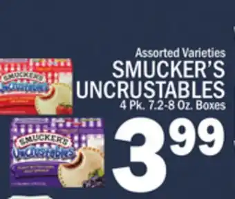 C Town SMUCKER'S UNCRUSTABLES offer
