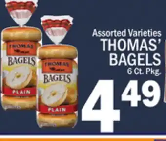 C Town THOMAS' BAGELS offer