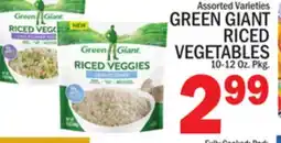 C Town GREEN GIANT RICED VEGETABLES offer