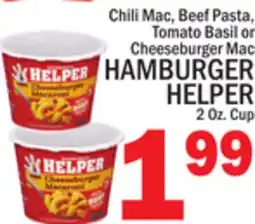 C Town HAMBURGER HELPER offer