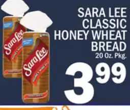 C Town SARA LEE CLASSIC HONEY WHEAT BREAD offer