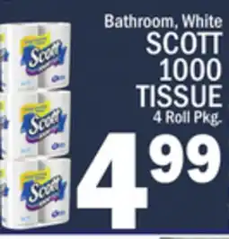 C Town SCOTT 1000 TISSUE offer