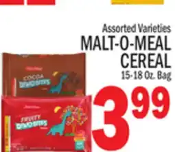 C Town MALT-O-MEAL CEREAL offer