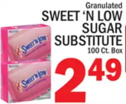 C Town SWEET'N LOW SUGAR SUBSTITUTE offer