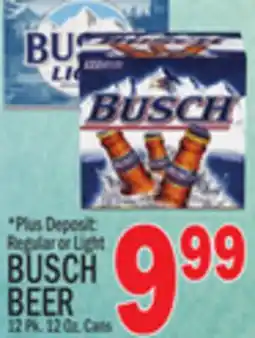 C Town BUSCH BEER offer