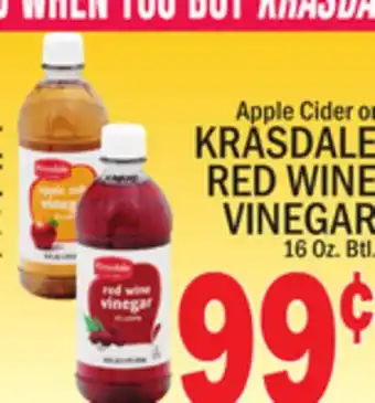 C Town KRASDALE RED WINE VINEGAR offer